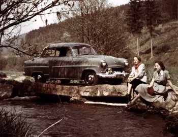 Opel Olympia Rekord zweitürige Limousine '1953–54