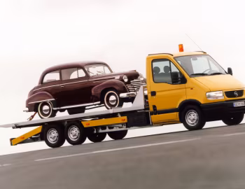 Opel Movano Jotha Car Carrier Truck, Opel Olympia 2-door Sedan