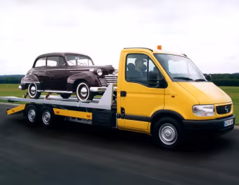 Opel Movano Jotha Car Carrier Truck, Opel Olympia 2-door Sedan
