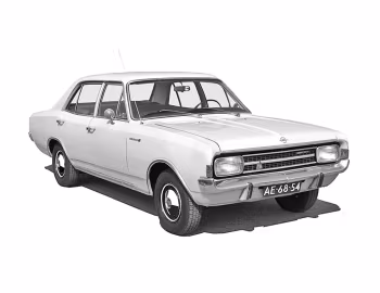 Opel Rekord 4-door Sedan (C) '1966–71