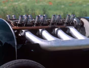 Bajo el capó Opel Rennwagen "Grünes Monster" '1913