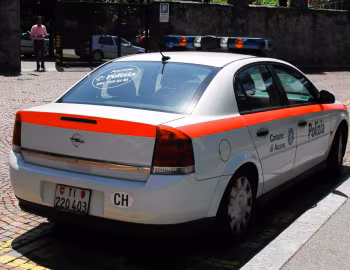 Opel Vectra Sedan Polizia [Switzerland] (C) '2002–05