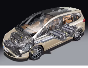 Opel Zafira Tourer CNG ecoFLEX (C) '2012–16