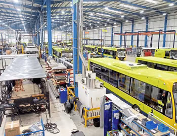 Intérieur Optare/Switch Mobility Sherburn-in-Elmet factory '08.2011–25