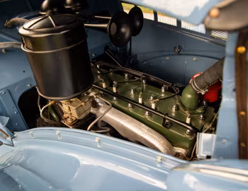 Sous la capuche 1936 Packard 120 Convertible Coupe (999)