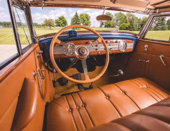Передня панель 1937 Packard 120 Convertible Sedan (120-C 1097)