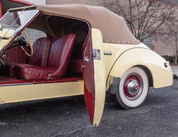 Interior 1939 Packard 120 Convertible Victoria by Darrin (1701)