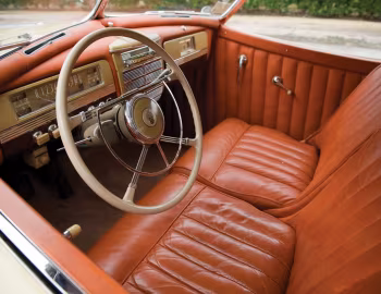 Interior 1941 Packard 180 Super Eight Convertible Victoria by Darrin (1906-1429)