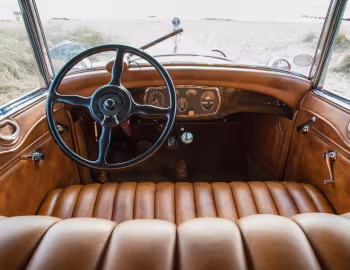Painel frontal 1928 Packard Custom Eight Convertible Sedan by Murphy (443)