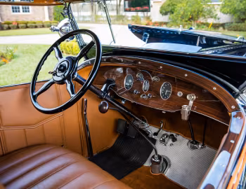 Painel frontal 1929 Packard Custom Eight Runabout (640-342)