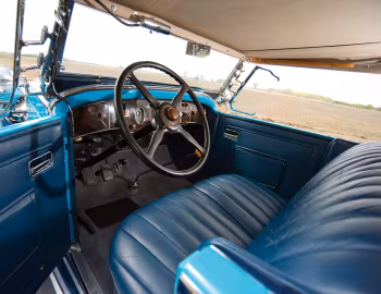 Interior 1930 Packard Custom Eight Sport Phaeton (740-441) '08.1929–30