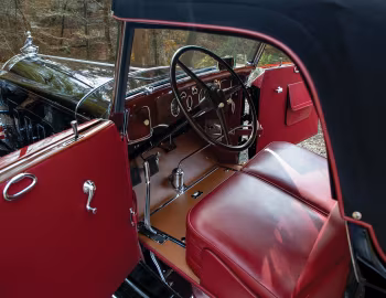 Interior 1931 Packard Deluxe Eight Convertible Roadster by Derham (845)
