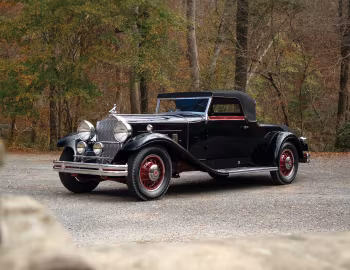 1931 Packard Deluxe Eight Convertible Roadster by Derham (845)