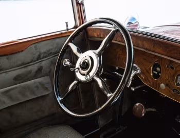 Panneau avant 1929 Packard Deluxe Eight 7-passenger Sedan Limousine (645-375)