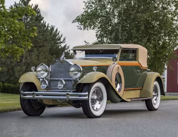1930 Packard Deluxe Eight Convertible Victoria by Waterhouse (745)
