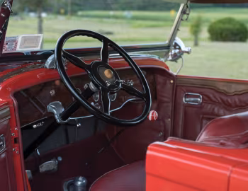 Interior 1929 Packard Deluxe Eight Sport Phaeton by Dietrich (645)