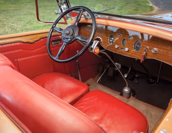 Interior 1929 Packard Deluxe Eight Sport Phaeton by Dietrich (645)