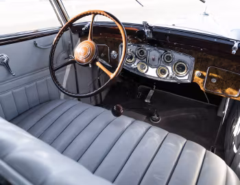 Painel frontal 1934 Packard Eight All-Weather Cabriolet by Gläser (1101 28)