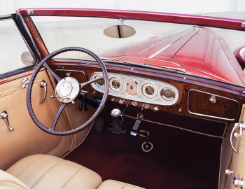 Painel frontal 1935 Packard Eight Convertible Victoria (1201-807)