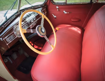 Interior 1938 Packard Eight Convertible Sedan (1601-1197)