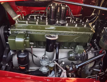 Sob o capô 1934 Packard Eight Coupe Roadster (1101-719) '08.1933–34