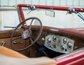 Painel frontal 1934 Packard Eight Coupe Roadster (1101-719) '08.1933–34