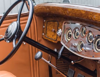 Interior 1933 Packard Eight Coupe Roadster (1001-609)