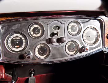 Painel 1934 Packard Eight Dual Cowl Sport Phaeton (1101-721)