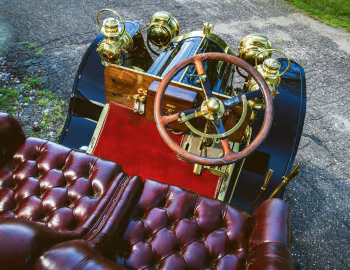 Painel frontal 1910 Packard Model 18 Touring (NB)