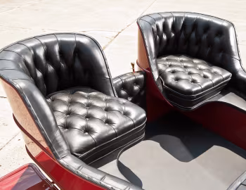 Interior Packard Model F Rear-Entry Tonneau '1902