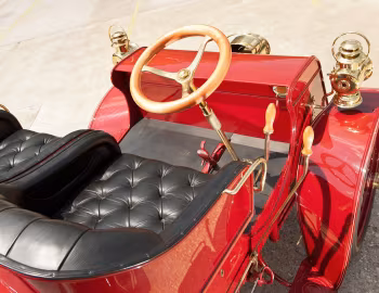 Interior Packard Model F Rear-Entry Tonneau '1902