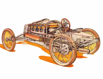 Packard Model K-S Gray Wolf '1903