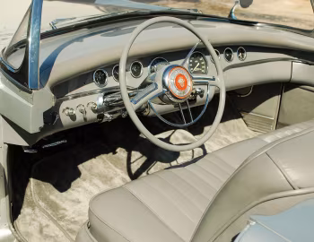 Painel frontal Packard Panther Daytona Concept Car '1954