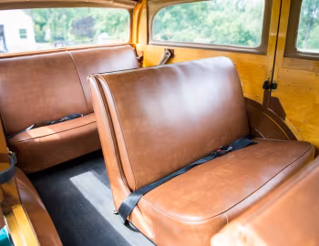Interior 1937 Packard Six Station Wagon by Baker-Raulang (115-C)