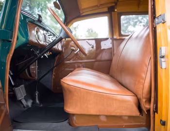 Interior 1937 Packard Six Station Wagon by Baker-Raulang (115-C)