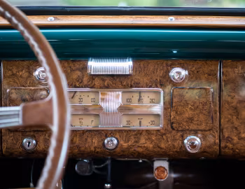 Interior 1937 Packard Six Station Wagon by Baker-Raulang (115-C)