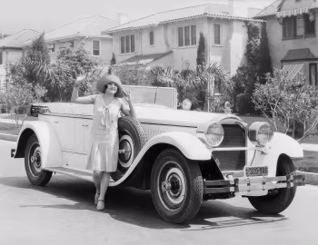 Packard Single Eight Touring, Lina Basquette