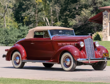 1937 Packard Six Convertible Coupe (115-C 1089)