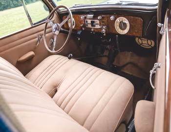 Interior 1937 Packard Six Business Coupe (115-C 1088)