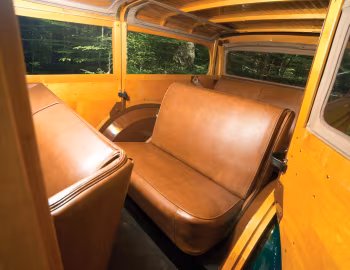 Interior 1937 Packard Six Station Wagon by Baker-Raulang (115-C)