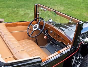 Interior 1929 Packard Standard Eight Convertible Coupe (626-339)