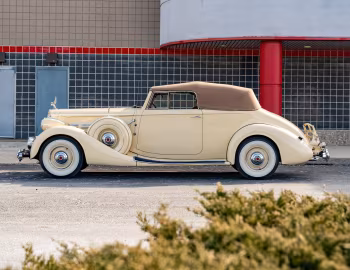 1937 Packard Super Eight Convertible Victoria (1501-1007)