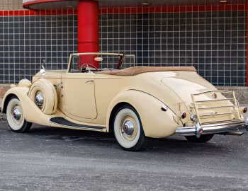 1937 Packard Super Eight Convertible Victoria (1501-1007)