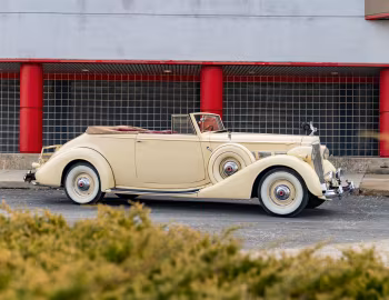 1937 Packard Super Eight Convertible Victoria (1501-1007)