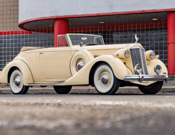 1937 Packard Super Eight Convertible Victoria (1501-1007)