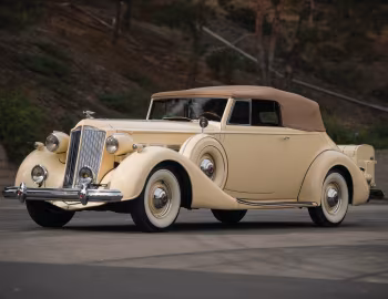1937 Packard Super Eight Convertible Victoria (1501-1007)