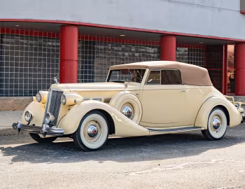 1937 Packard Super Eight Convertible Victoria (1501-1007)
