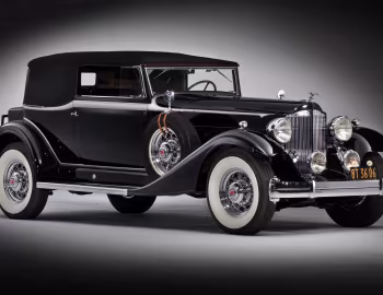 1933 Packard Super Eight Convertible Victoria (1004-667)