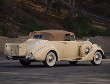1937 Packard Super Eight Convertible Victoria (1501-1007)