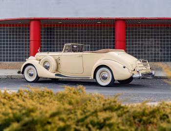 1937 Packard Super Eight Convertible Victoria (1501-1007)